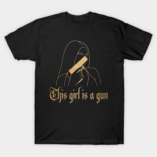 This Girl Is A Gun Halsey IICHLIWP inspired T-Shirt by PauLeeArt